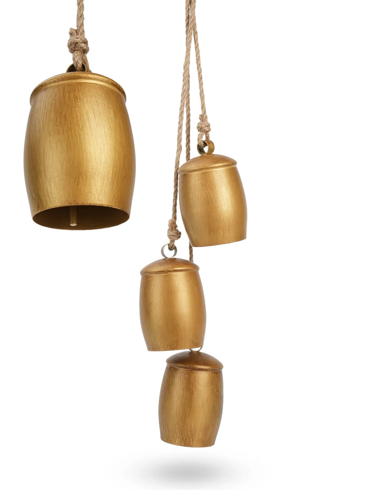 Inadays Christmas Decorations Cow Bell with Jute Hanging Rope 1 PC Vintage Home Decor for Wedding... | Walmart (US)