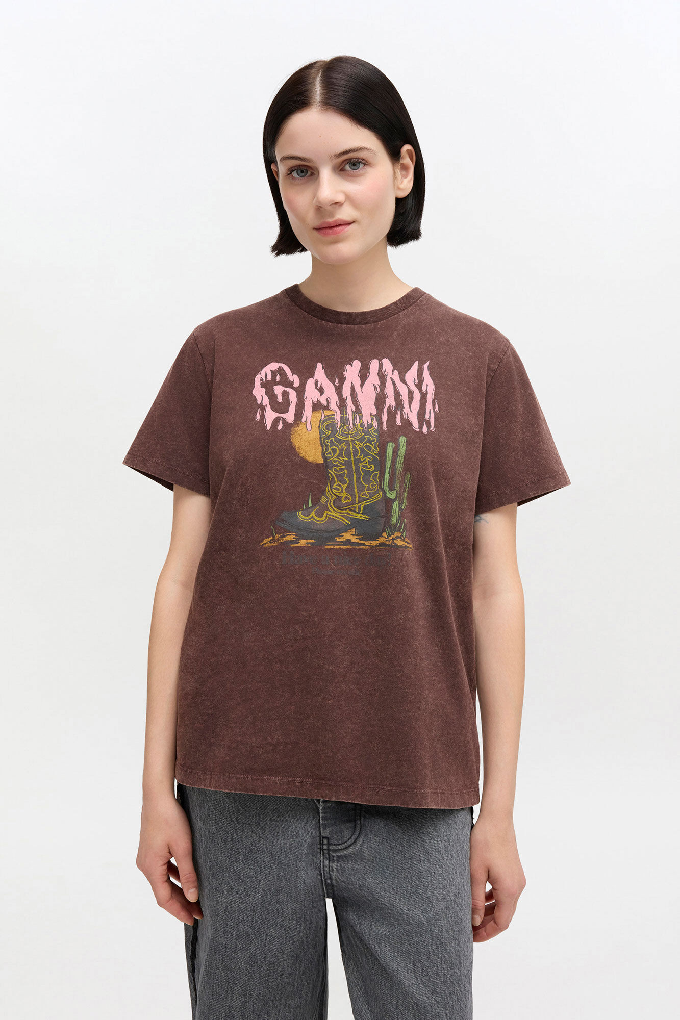 Vintage Wash T-shirt | Ganni