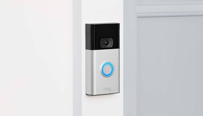 Ring Video Doorbell - 1080p HD video, improved motion detection, easy installation – Satin Nick... | Amazon (US)