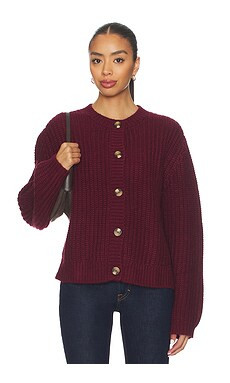 Tularosa Sammara Cardigan in Wine from Revolve.com | Revolve Clothing (Global)