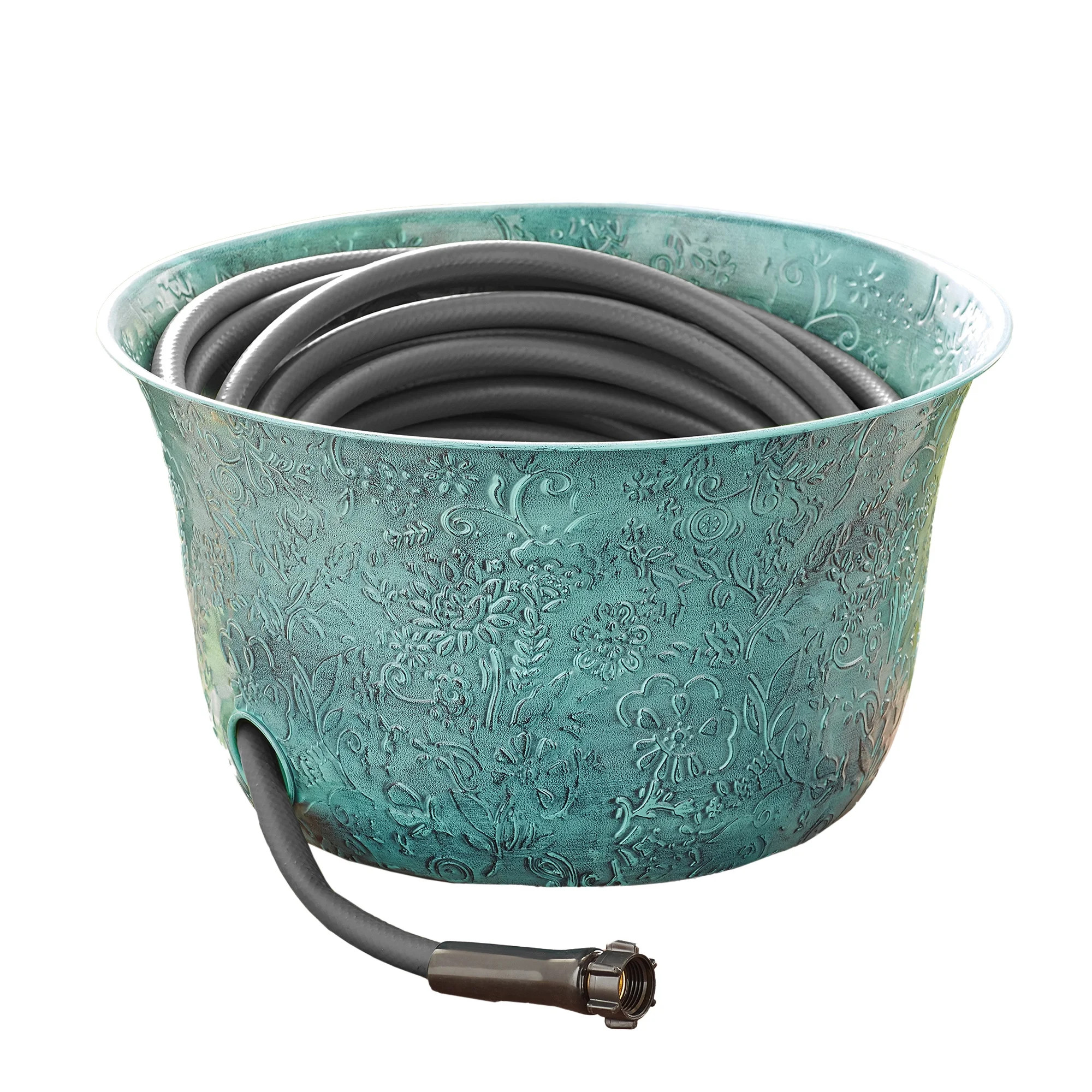 The Pioneer Woman Mazie Embossed Patina Hose Pot - Walmart.com | Walmart (US)