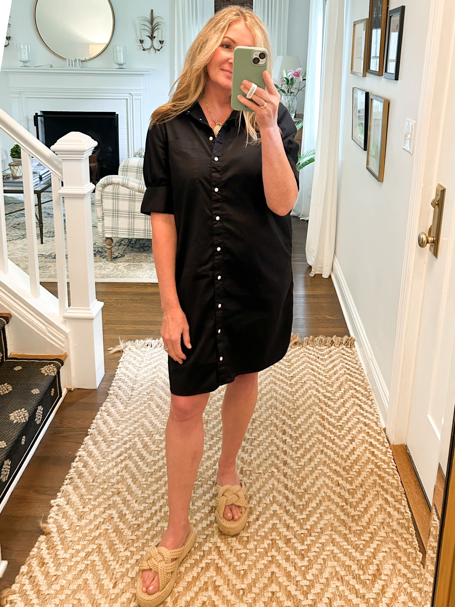 It’s hard to beat a classic black dress.  Under $50 & available in three colors #ootd

#LTKunder50 #LTKshoecrush #LTKstyletip