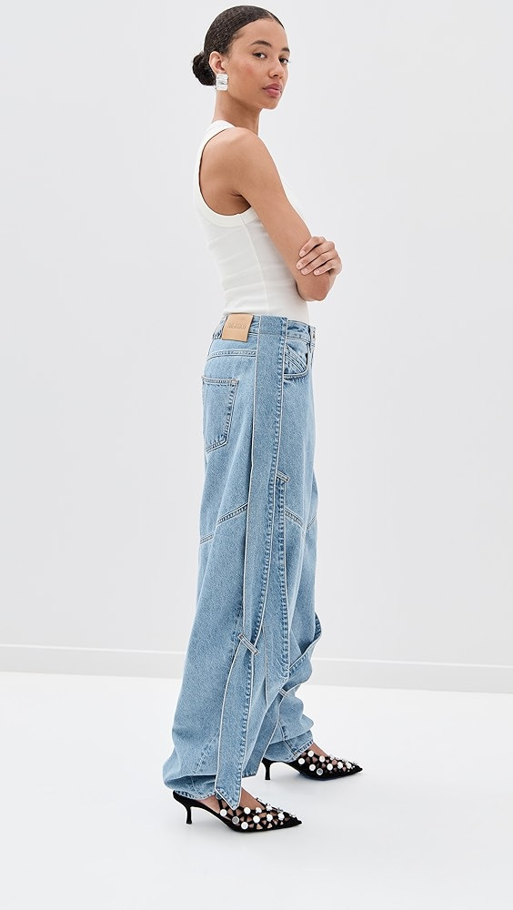 The Attico Denim Pants | Shopbop | Shopbop