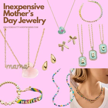 Inexpensive but pretty AF Mother’s Day Jewelry ideas!
Items range from $38-$158

#mothersday #mothersdaygiftideas #mothersdaygifts #giftsformom #giftsforher

#LTKfamily #LTKstyletip #LTKGiftGuide