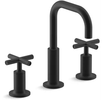 Kohler Purist Widespread Bathroom Faucet with Ultra-Glide Valve Technology - Free Metal Pop-Up Dr... | Build.com, Inc.