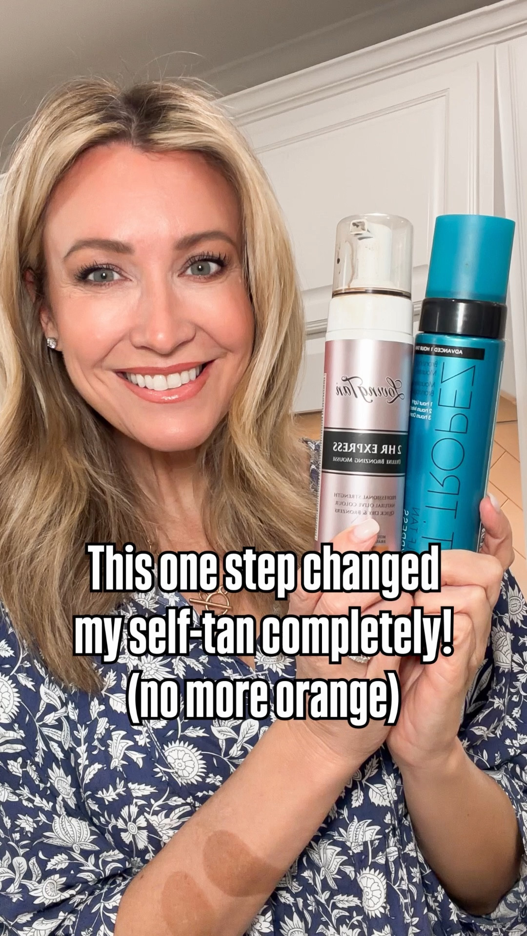 Cool Skin Tone: Bondi Sands, Coco & Eve, St. Tropez

Warm Skin Tone: Loving Tan, B.Tan, Norvel, St. Tropez Violet

#LTKOver40 #LTKBeauty