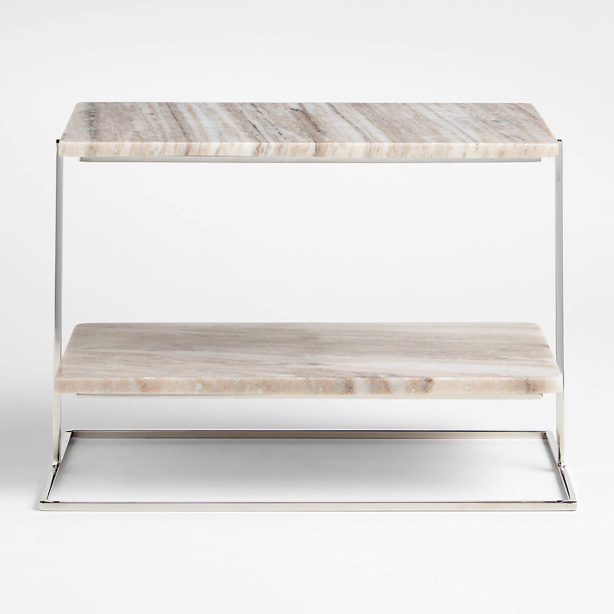 Tuscan Kitchen Marble 2-Tier Server + Reviews | Crate & Barrel | Crate & Barrel