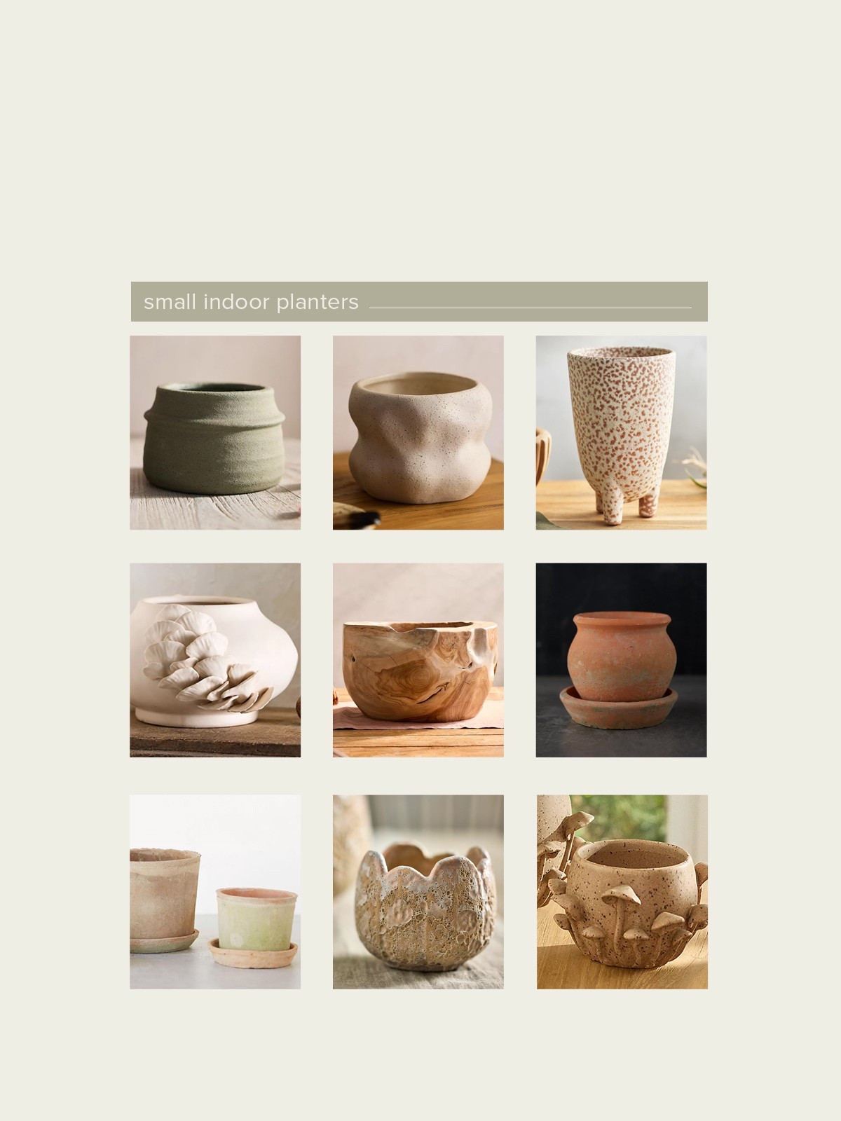 Cute little planters from Terrain 🪴 