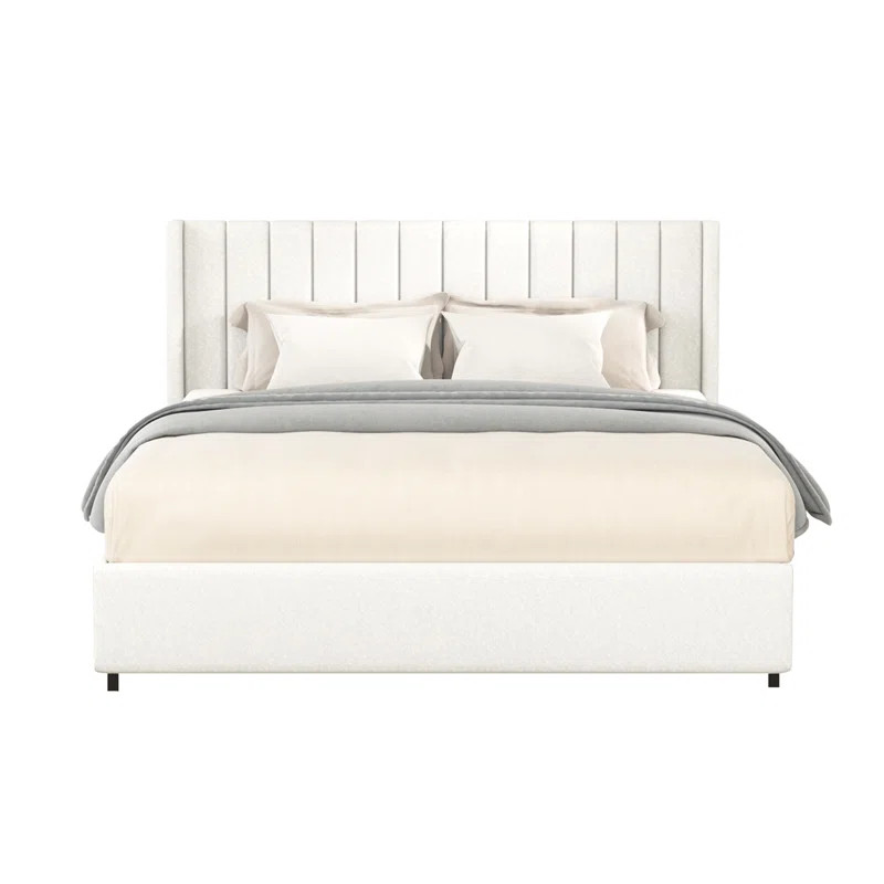 Wynde Upholstered Storage Wingback Bed | Wayfair North America