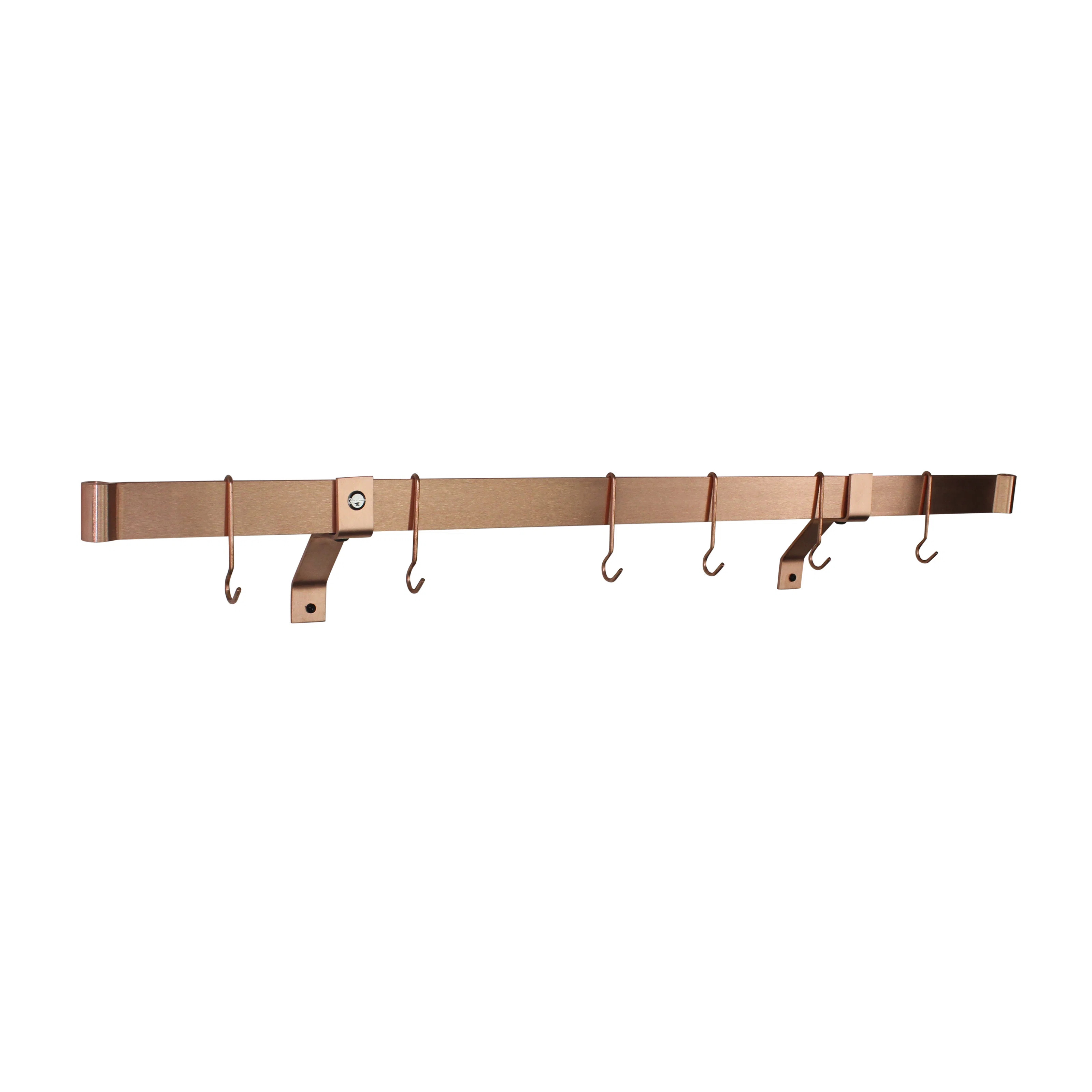 Rolled End Bar Handcrafted Wall Bracket Pot Rack | Perigold