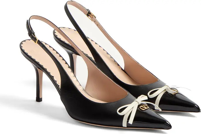 Valentino Garavani Bepointy Pointed Toe Slingback Pump (Women) | Nordstrom | Nordstrom