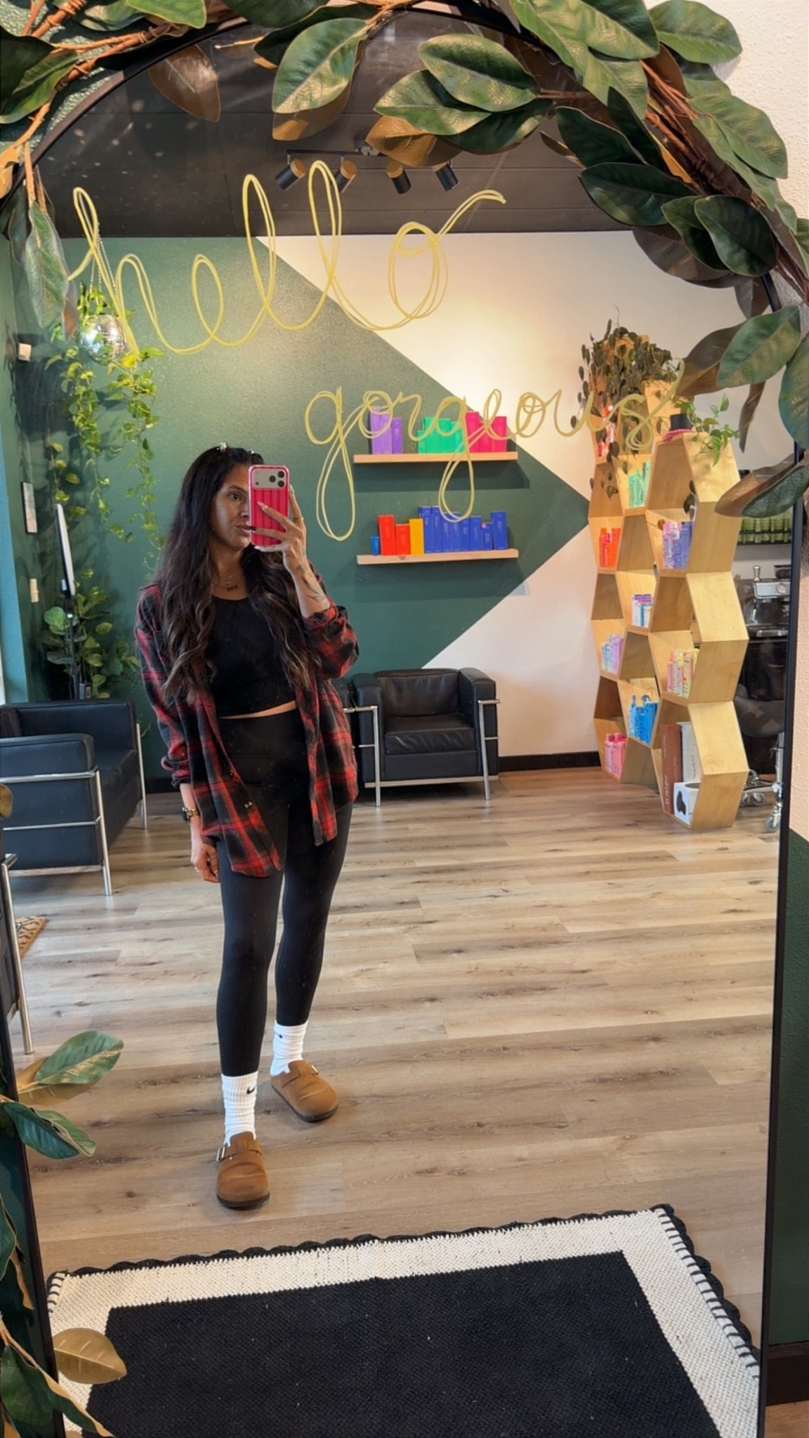 Today’s comfy OOTD for the salon 

#LTKSeasonal #LTKMidsize #LTKootd