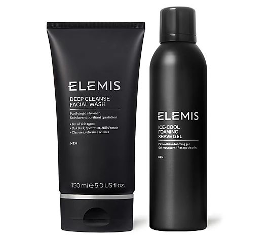 ELEMIS Mens Cleanser & Shave Set - QVC.com | QVC