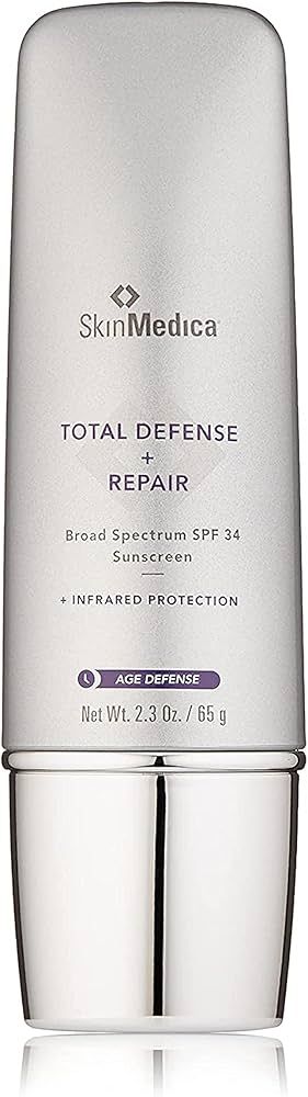 SkinMedica Total Defense + Repair SPF 34 Sunscreen, 2.3 oz | Amazon (US)