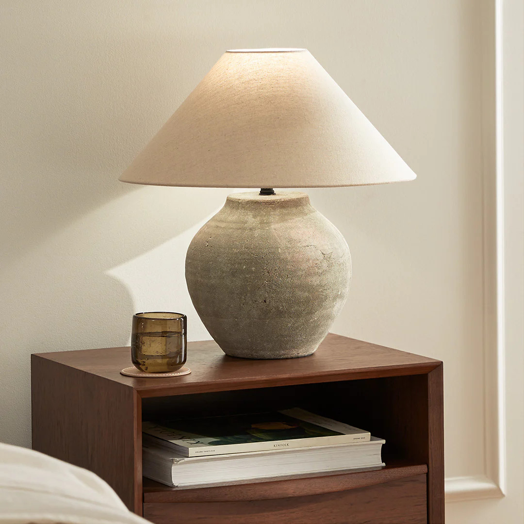 Krysto Table Lamp - Pompei Gray | Article