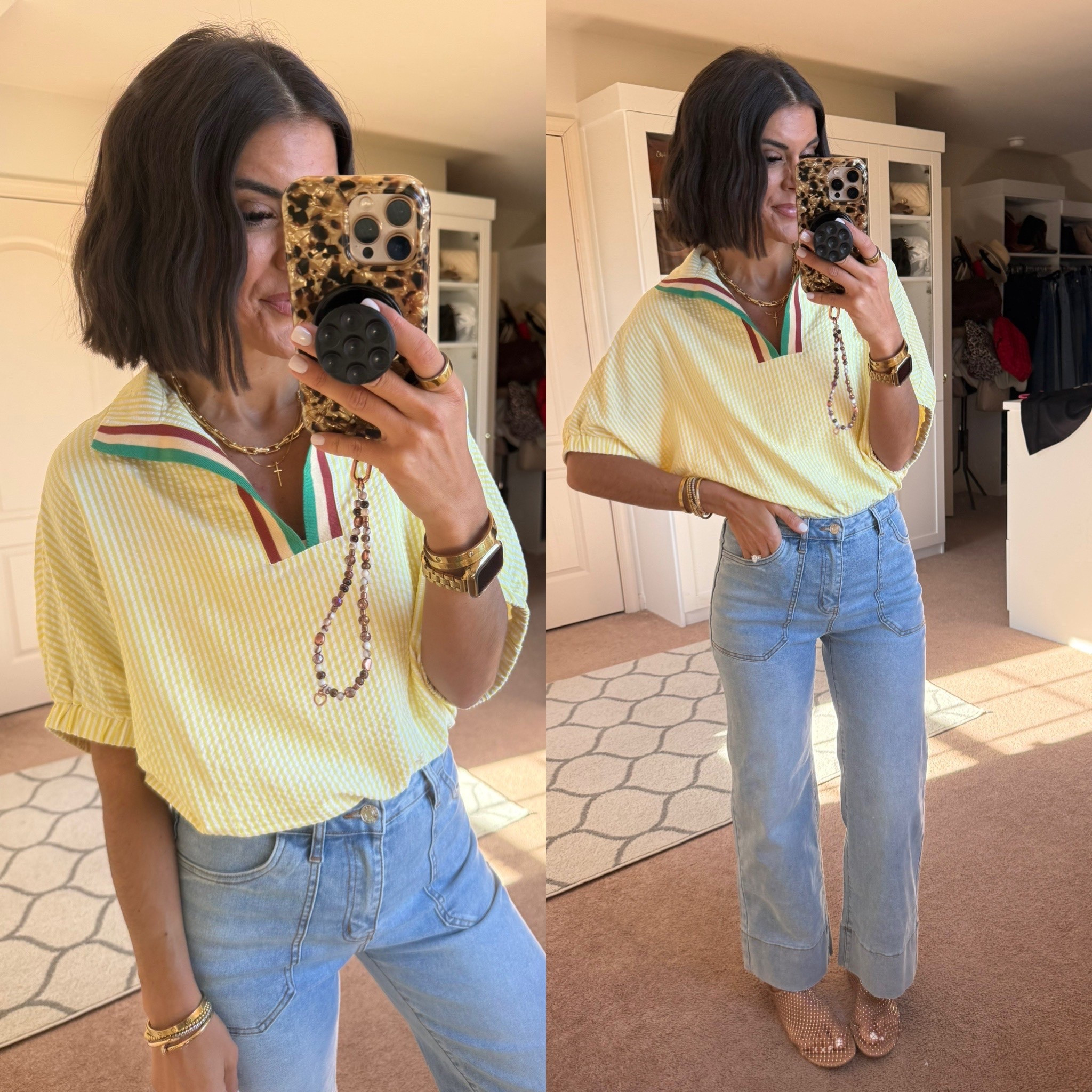 Size small in tee size 2 in jeans 

#LTKSeasonal #LTKFindsUnder100