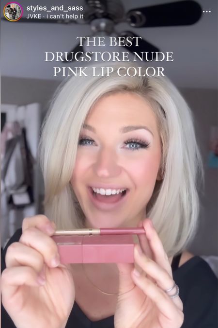My fave new nude pink lip color combo 

#LTKFind #LTKbeauty #LTKsalealert