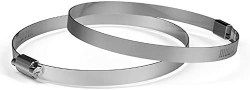AC Infinity Stainless Steel Duct Clamps, 6-Inch (Pack of 2) for Ducting, Heating, Cooling, Exhaus... | Amazon (US)