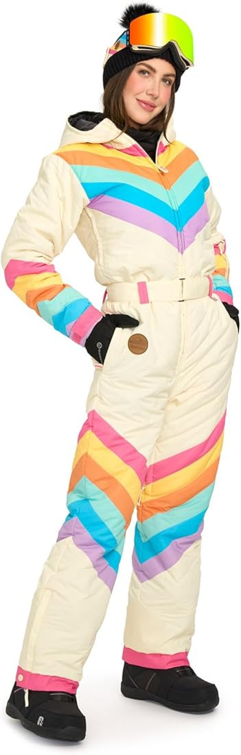 Tipsy Elves Snow Suits for Women - Retro Cute Women’s Insulated Ski Suit - Warm Waterproof Wint... | Amazon (US)