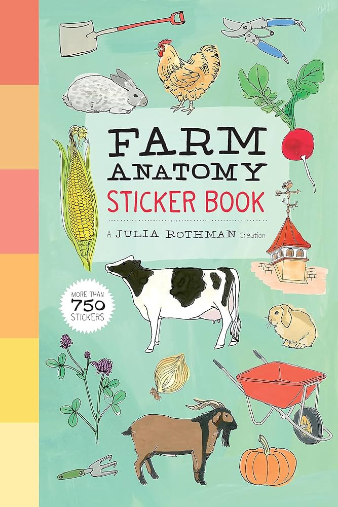 Farm Anatomy Sticker Book: A Julia Rothman Creation; More than 750 Stickers | Amazon (US)