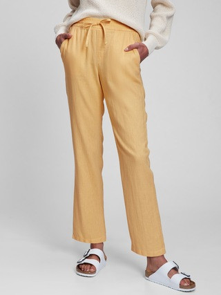 Linen Easy Pants with Washwell | Gap Factory