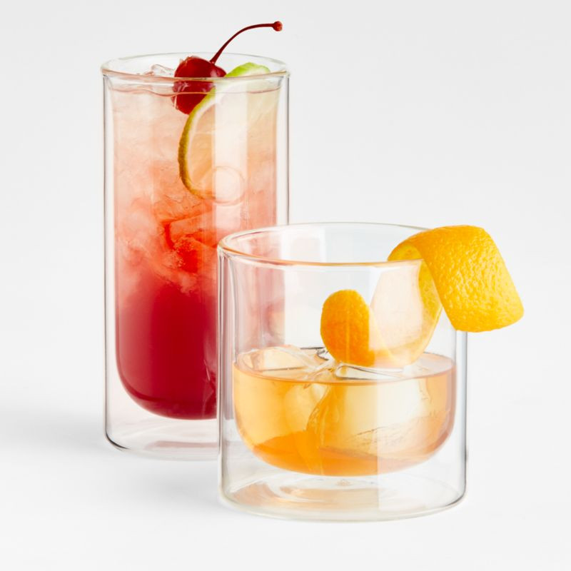 Bodum Double-Walled Glasses | Crate & Barrel | Crate & Barrel