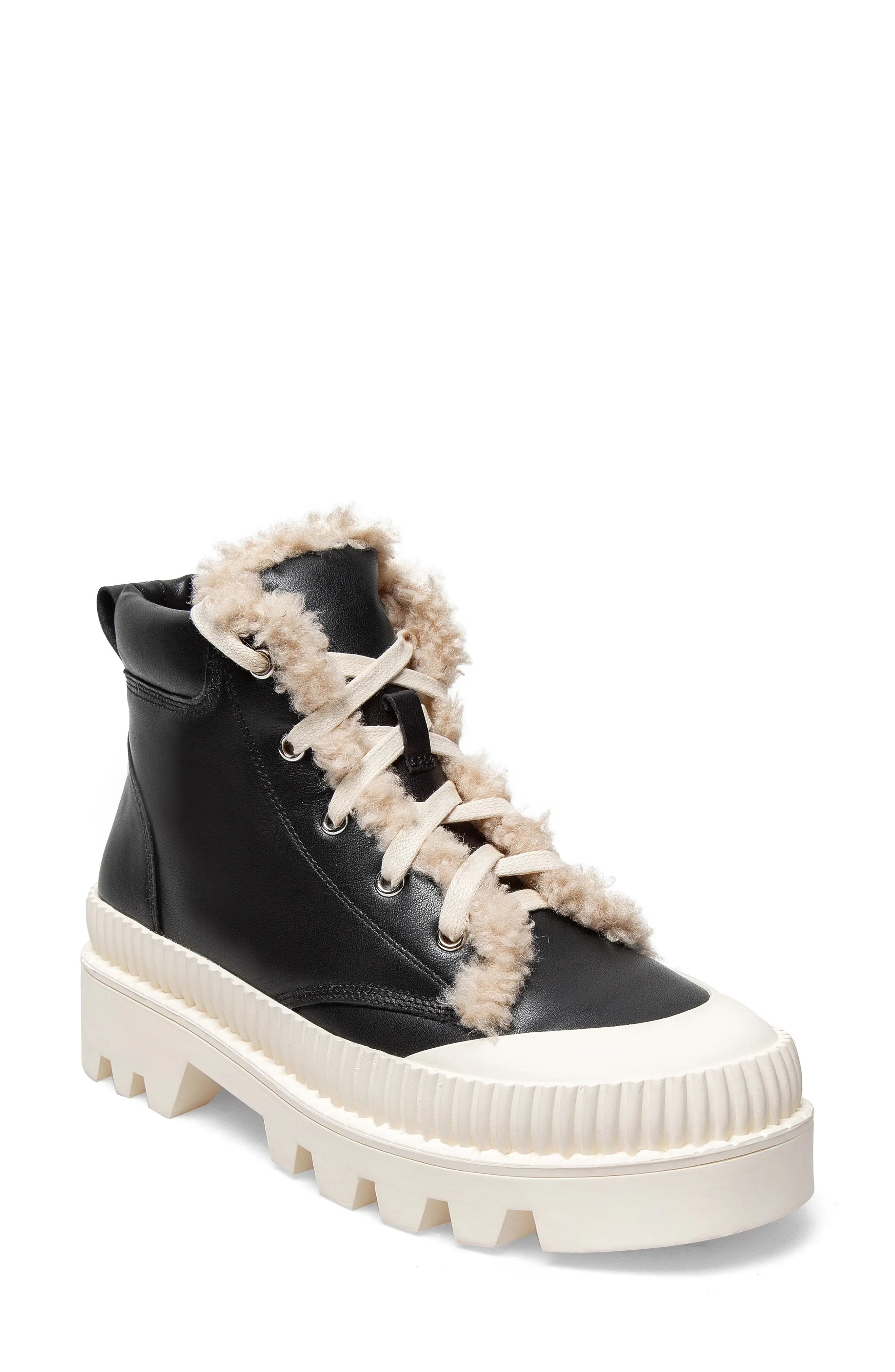 Silent D Peato Leather Sneaker, Size 6.5Us in Black Leather at Nordstrom | Nordstrom