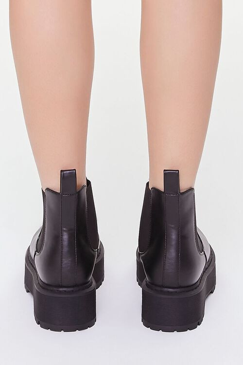 Platform Lug-Sole Chelsea Booties | Forever 21 (US)