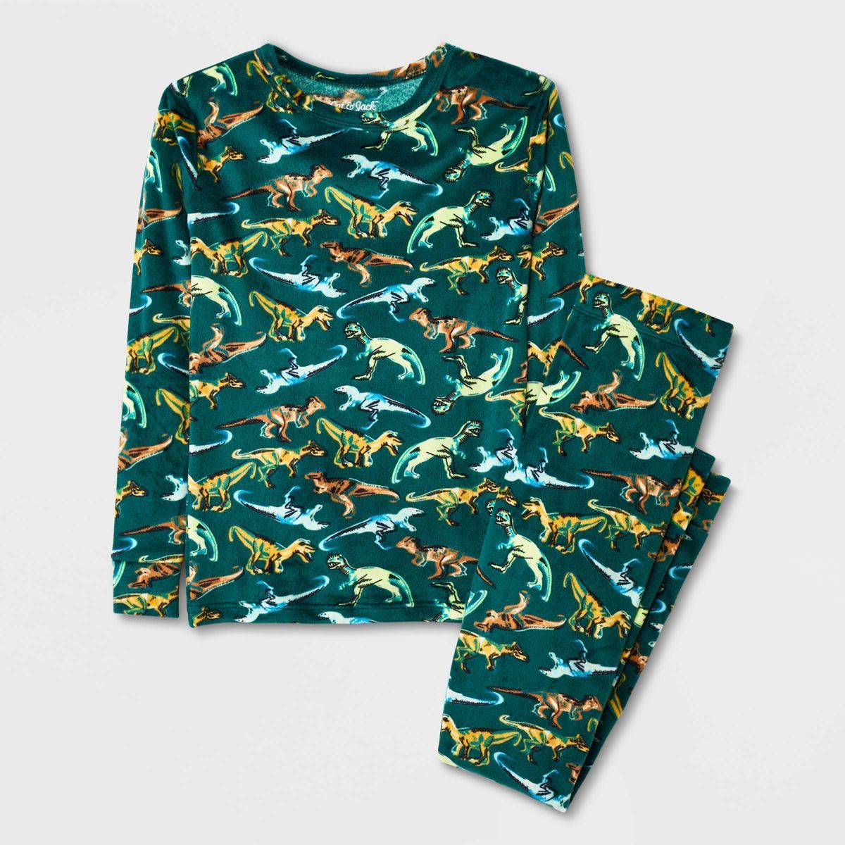 Kids' 2pc Long Sleeve Snug Fit Soft Pajama Set - Cat & Jack™ | Target