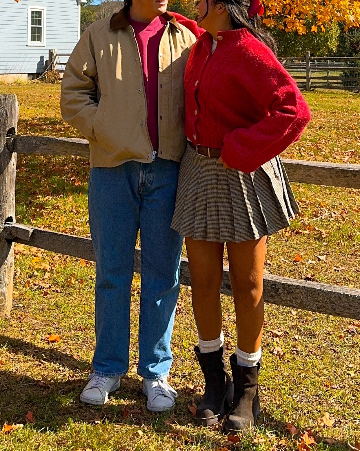 first day in Vermont!🍎🍂 I love matching this time of year! 

#LTKSeasonal #LTKFamily #LTKMens