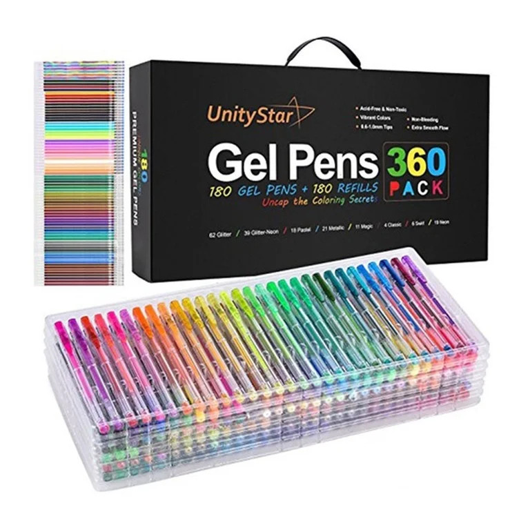 Hilingoto Clearance! Pen, Gel 10ml Watercolor Supplies Pen School Markers 48Colors Replace Statio... | Walmart (US)