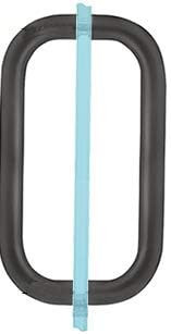 CRL BPD8MBL Matte Black 8" Back-to-Back Solid 3/4" Diameter Pull Handles Without Metal Washers | Amazon (US)