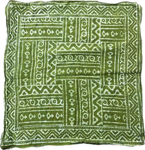 Organic Cotton Bandana Moselle, Bandana Scarf, Paisley Design Scarf, Vibrant Color, High-Quality, Winter Scarf, Unique Boho Chic Cotton Hand Block Bandanas | Amazon (US)