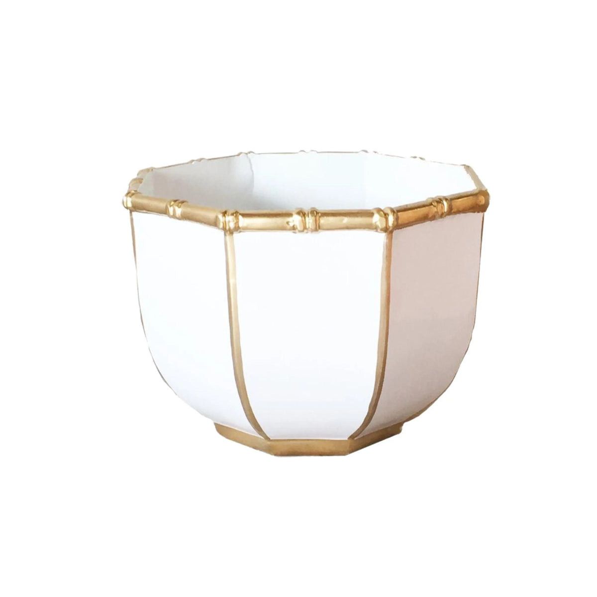 Bamboo Bowl in White | The Well Appointed House, LLC