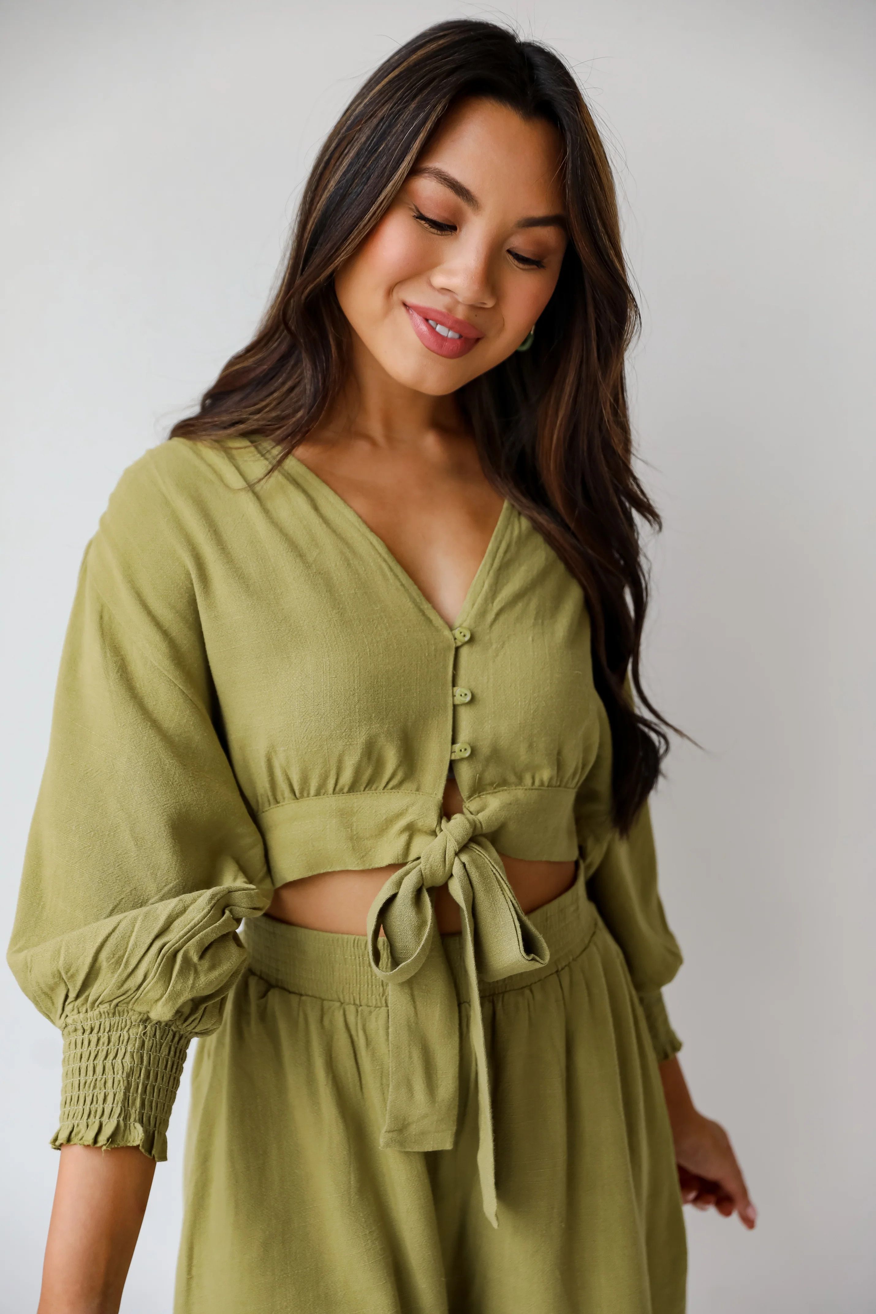 Savvy Selection Linen Blouse | Dress Up