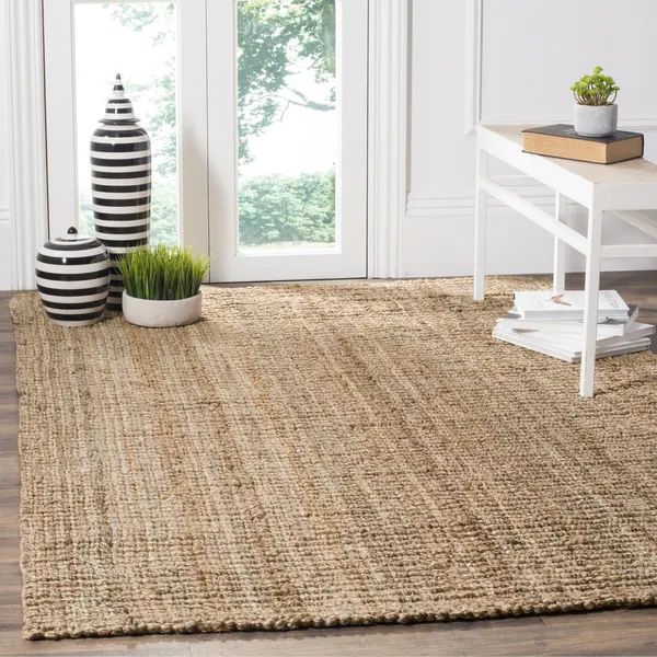 Safavieh Handwoven Casual Thick Jute Area Rug (6' x 9') | Bed Bath & Beyond