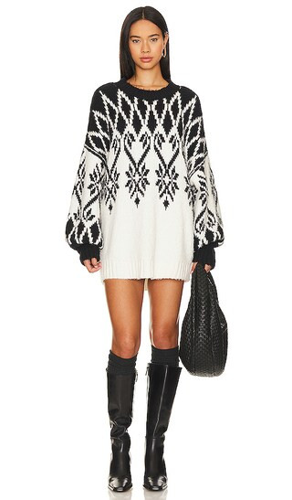 Fireside Tunic Dress in Ivory | Revolve Clothing (Global)
