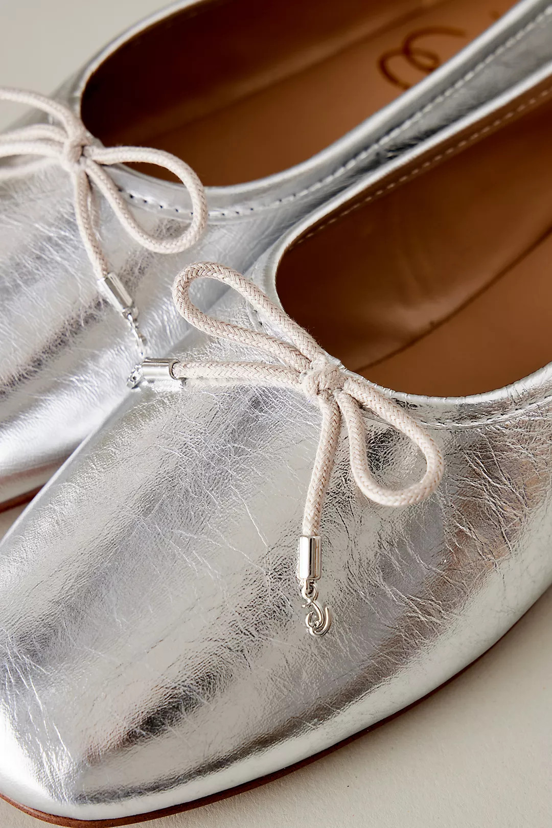 Sam Edelman Metallic Leather Ballet Pumps | Anthropologie (UK)