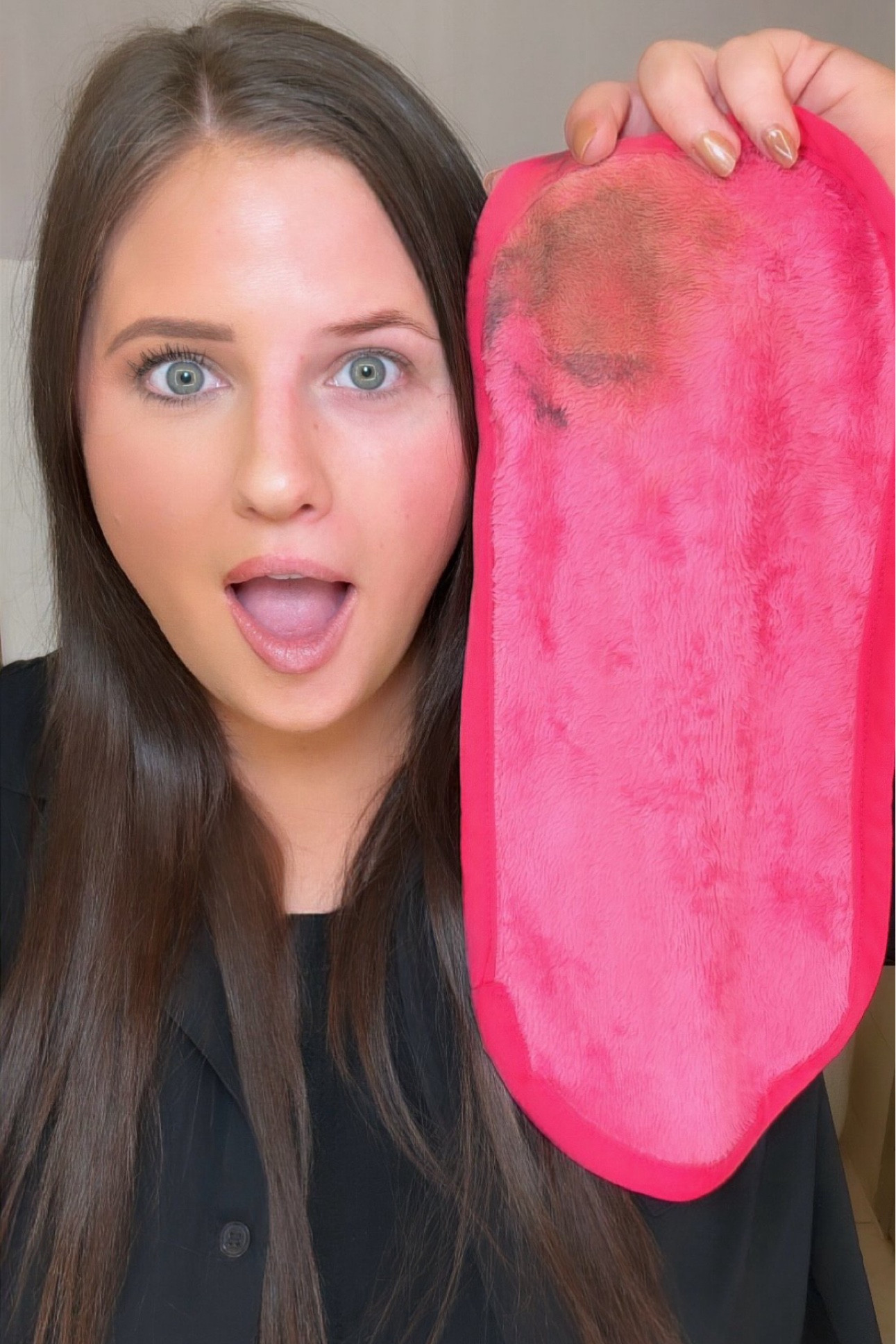 Makeup Eraser is one of my favorites! You just put water on them and wipe away all your makeup! Here’s a half and half comparison for you. I’m using the PRO size eraser here in their signature pink color. 

#LTKfindsunder50 #LTKbeauty #LTKstyletip