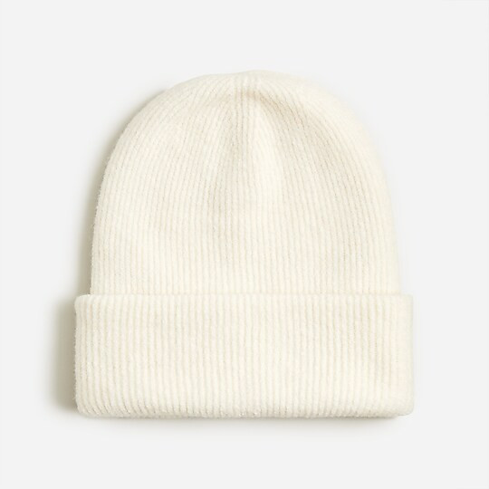 Ribbed beanie in supersoft yarn | J. Crew US