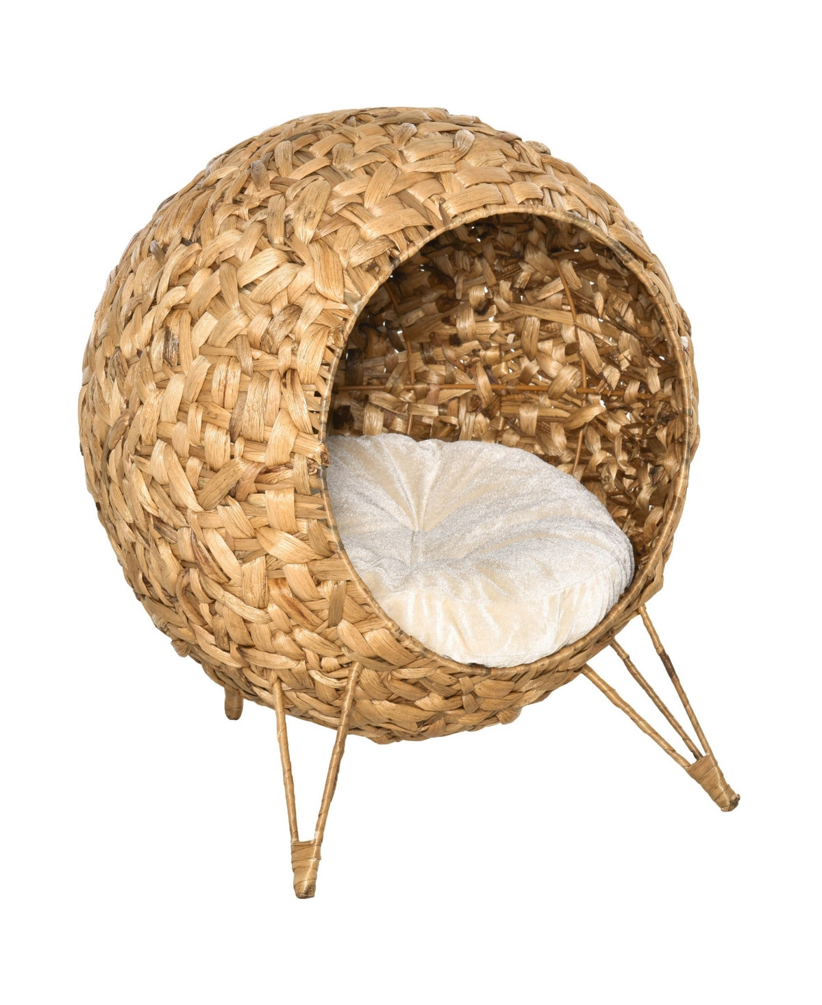 Rattan Basket Pet Dome and Animal Bed with Metal Tripod Natural | Macys (US)
