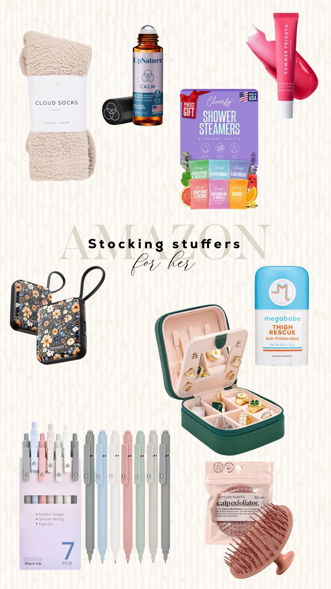 Stocking stuffers for her!🎄❤️

Amazon. Gift.  Christmas  

#LTKHoliday #LTKGiftGuide #LTKSeasonal