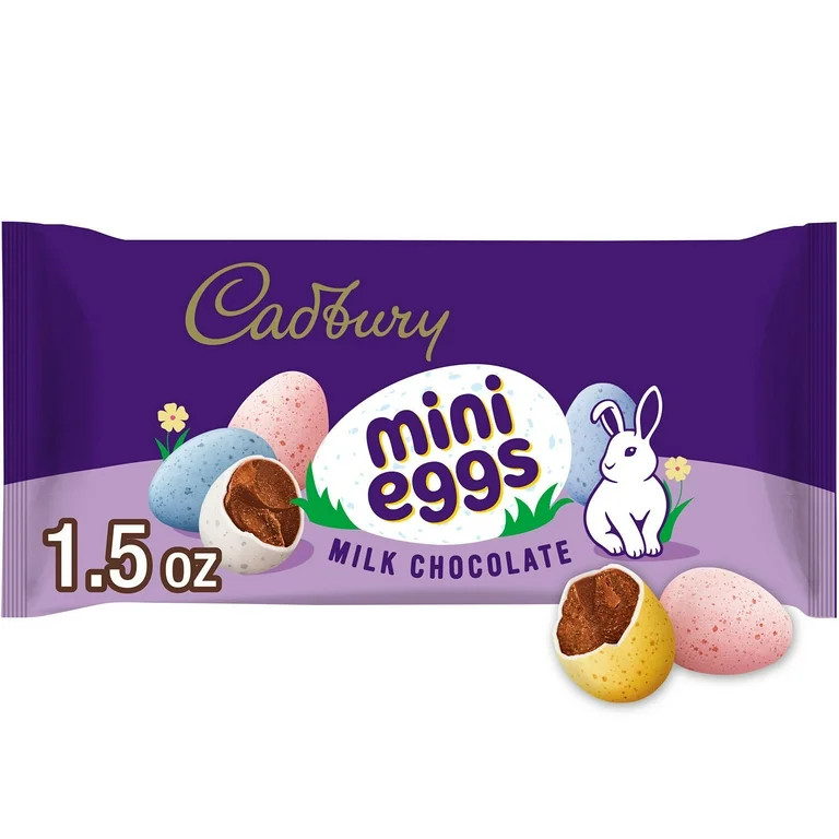 Cadbury Mini Eggs Milk Chocolate Easter Candy, Bag 1.5 oz | Walmart (US)