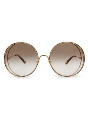 Chloé 61MM Round Sunglasses on SALE | Saks OFF 5TH | Saks Fifth Avenue OFF 5TH