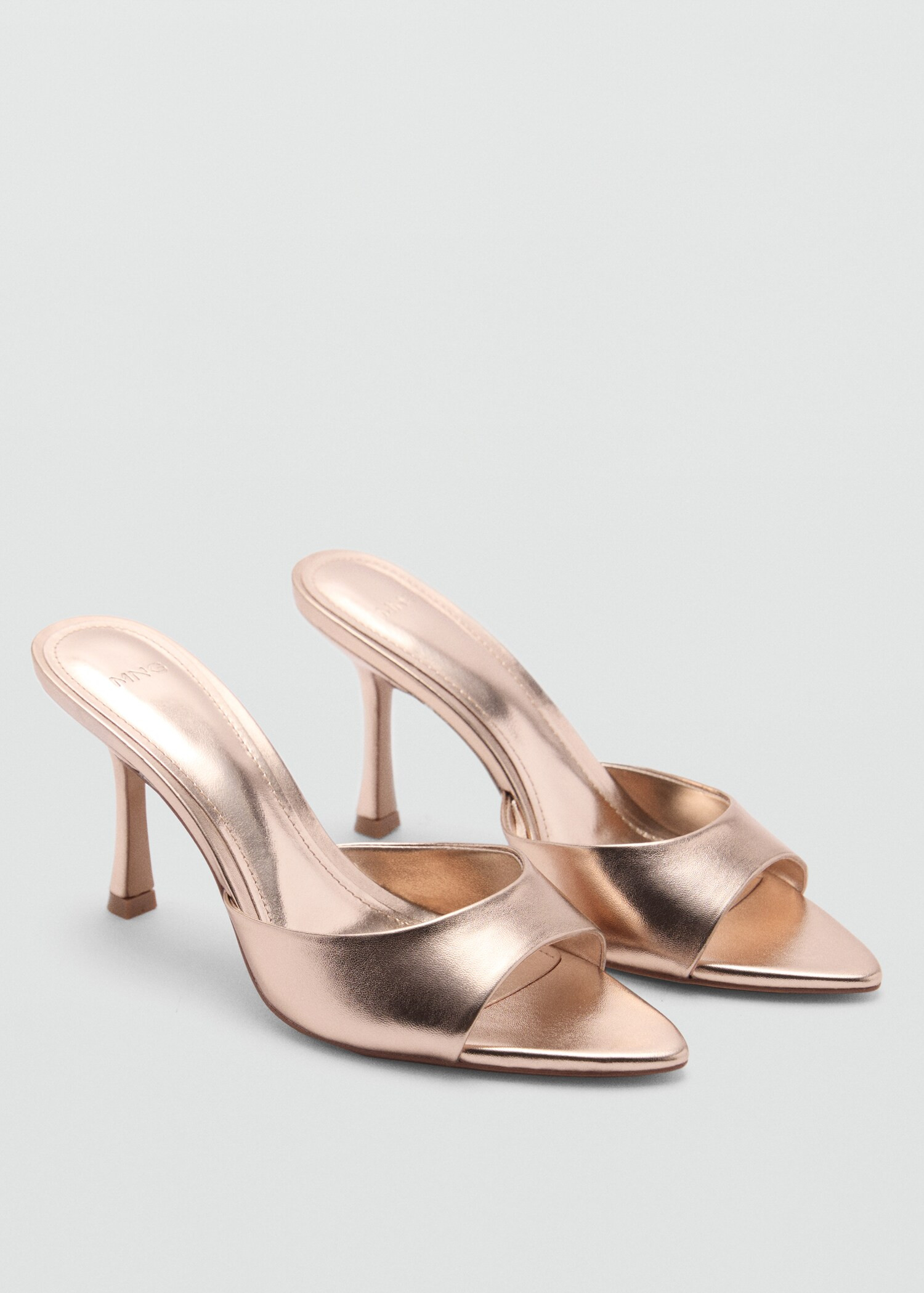 Heel non-structured sandals - Woman | MANGO USA | MANGO (US)