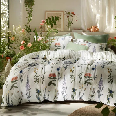 Bedsure Floral Comforter Set | Wayfair North America