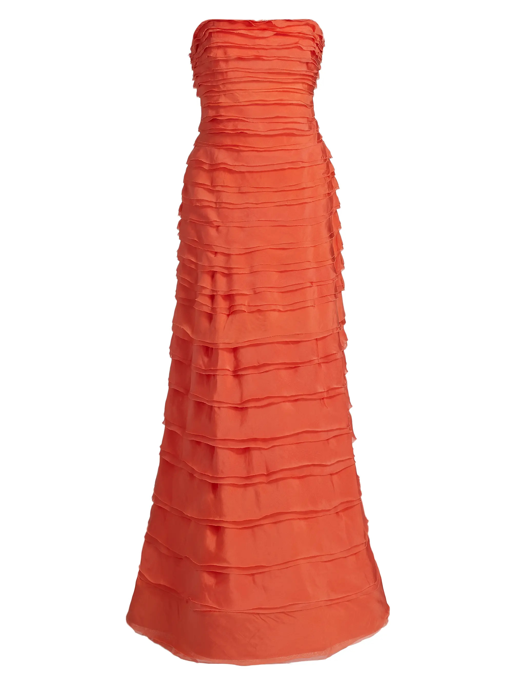 Amur Pepper Strapless Layered Gown | Saks Fifth Avenue | Saks Fifth Avenue