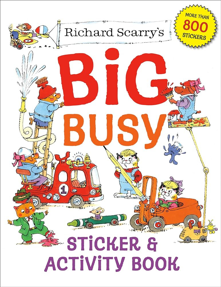 Richard Scarry's Big Busy Sticker & Activity Book | Amazon (US)