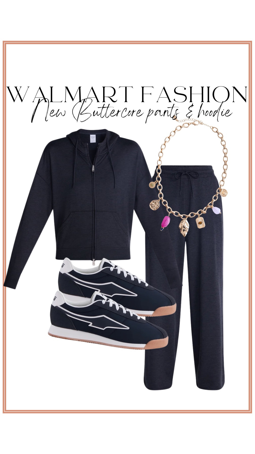 The new Walmart Buttercore collection is SO good! 🖤 This matching hoodie and jogger set is unbelievably soft and perfect for everything from travel days to school drop-off, workouts, and weekend errands. I paired it with the cutest retro sneakers for an athletic-inspired look you’ll reach for on repeat this fall.

#walmartfashion #walmartfinds #walmartstyle #athleisure #matchingset #traveloutfit #airportstyle #casualoutfit #fallfashion #hoodieseason #comfystyle #everydayfashion #budgetfriendlyfashion #walmartnewarrivals #momstyle #fallwardrobe #sneakerstyle #cozylooks #fashionfinds #ootd

#LTKmomlife #LTKootd