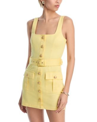 Midy Button Front Mini Dress | Bloomingdale's (US)